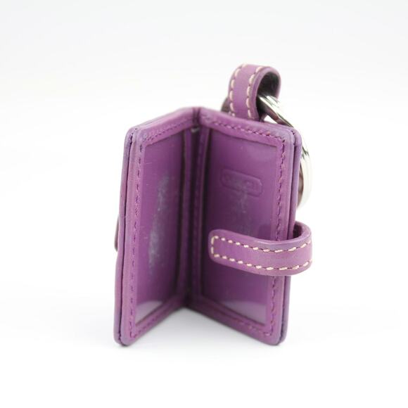 Coach Signature Embossed Mini  Photobook Keychain - Picture 3 of 5